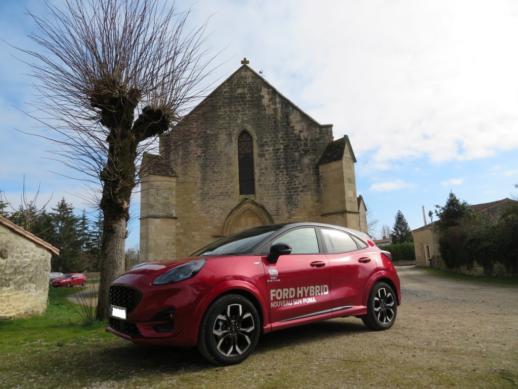 Beau Ford Puma rouge et noir.