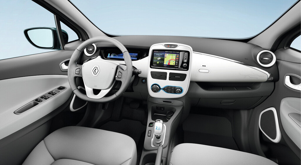 Intérieur clair Renault Zoé 1ère génération