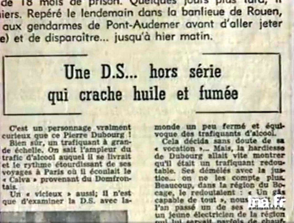 Article de presse expliquant les modifications effectuées sur la DS de Jo la goutte.