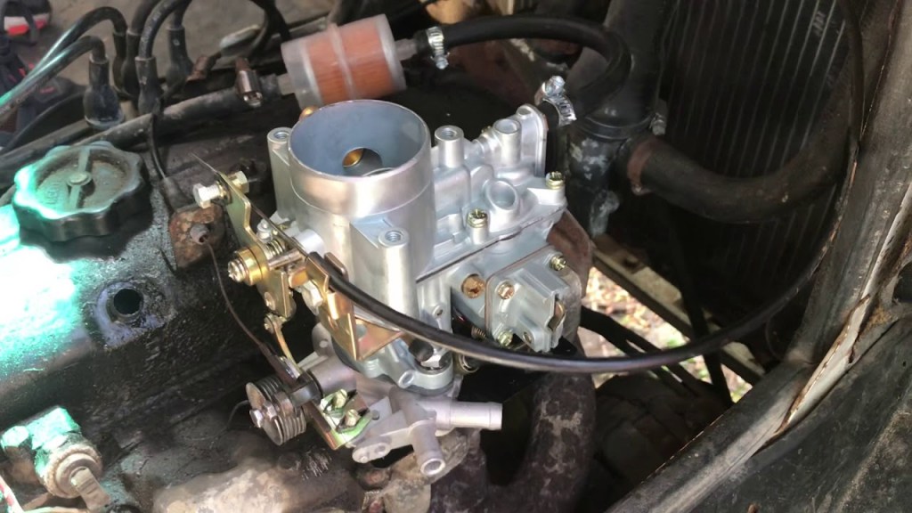Carburateur neuf monté sur moteur ancien.