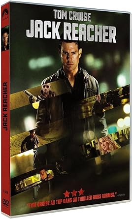 DVD Jack Reacher avec Tom Cruise sur jaquette.