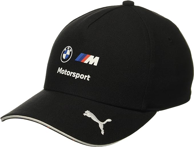 Casquette Puma BMW Motorsport anthracite avec logos puma et M. 