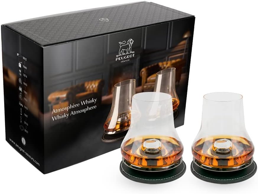 Verres de dégustation whisky de marque Peugeot.